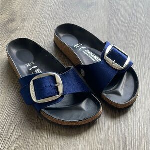 birkenstock madrid big buckle sandals !!
